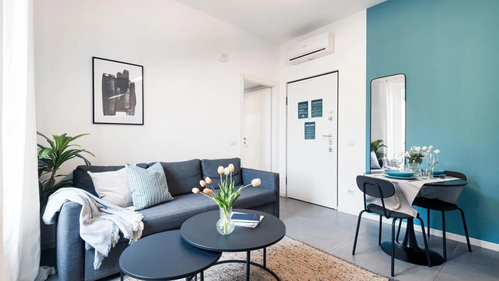 New Flat Fully Furnished In P.Ta Romana Milano Daire